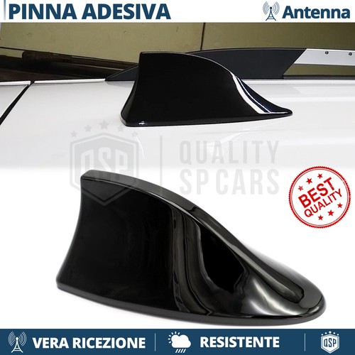 Antenna pinna squalo - nera, per