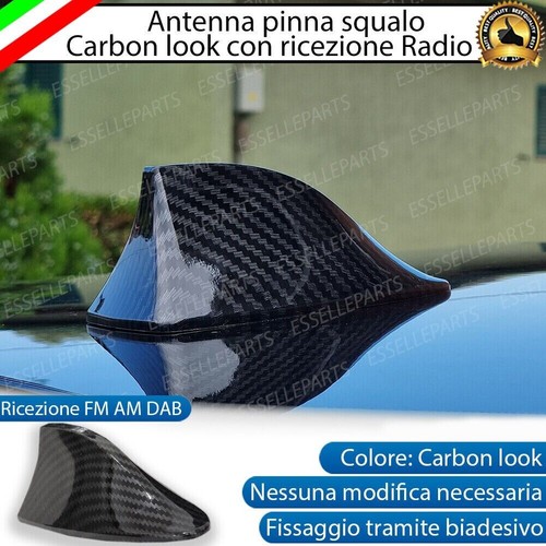 Antenna pinna squalo - squalo, carbon